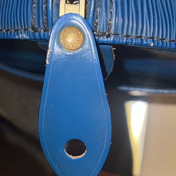 Louis Vuitton speedy 35 epi-blue - Picture 9 of 16